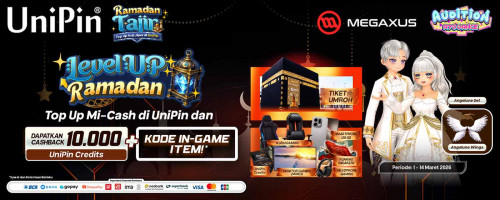 Level Up Ramadan Bareng Audition AyoDance! Top Up Mi-Cash di UniPin, Dapat Cashback + Kode In-Game Item!